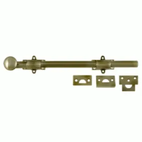 12 Inch Deltana Heavy Duty Surface Bolt (Antique Brass Finish)