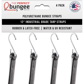 12" Industrial Grade Poly Tarp Strap 4 Pack