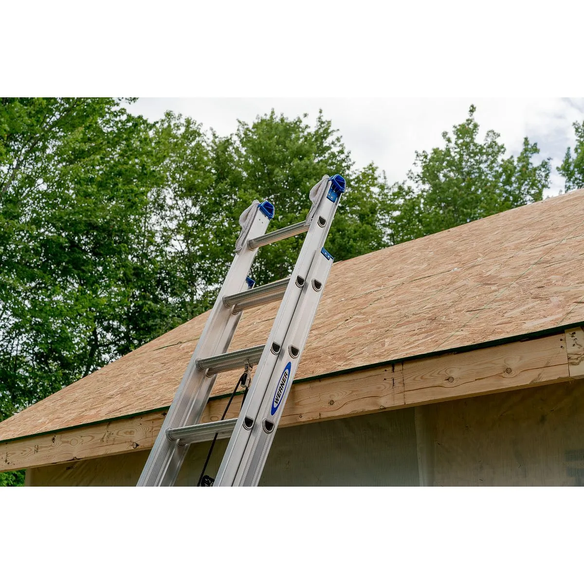 16ft Type I Aluminum D-Rung Extension Ladder