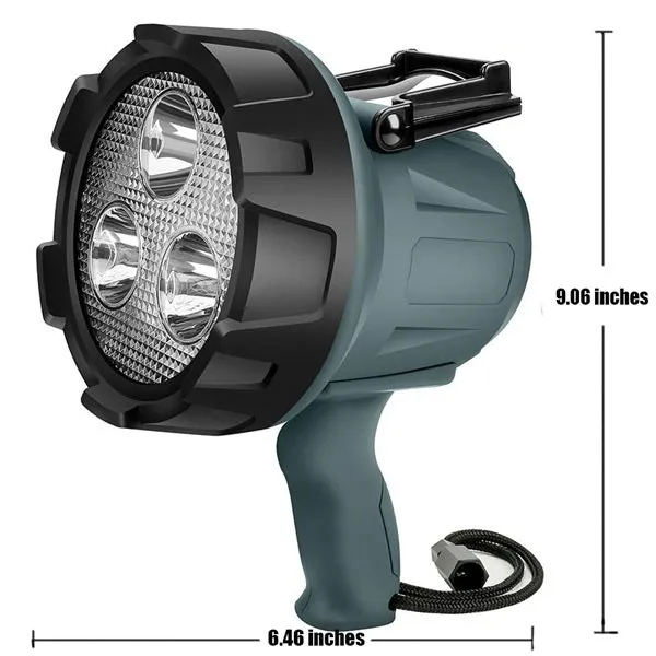 6000 Lumens LED Rechargeable Spotlight Flashlight