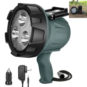 6000 Lumens LED Rechargeable Spotlight Flashlight