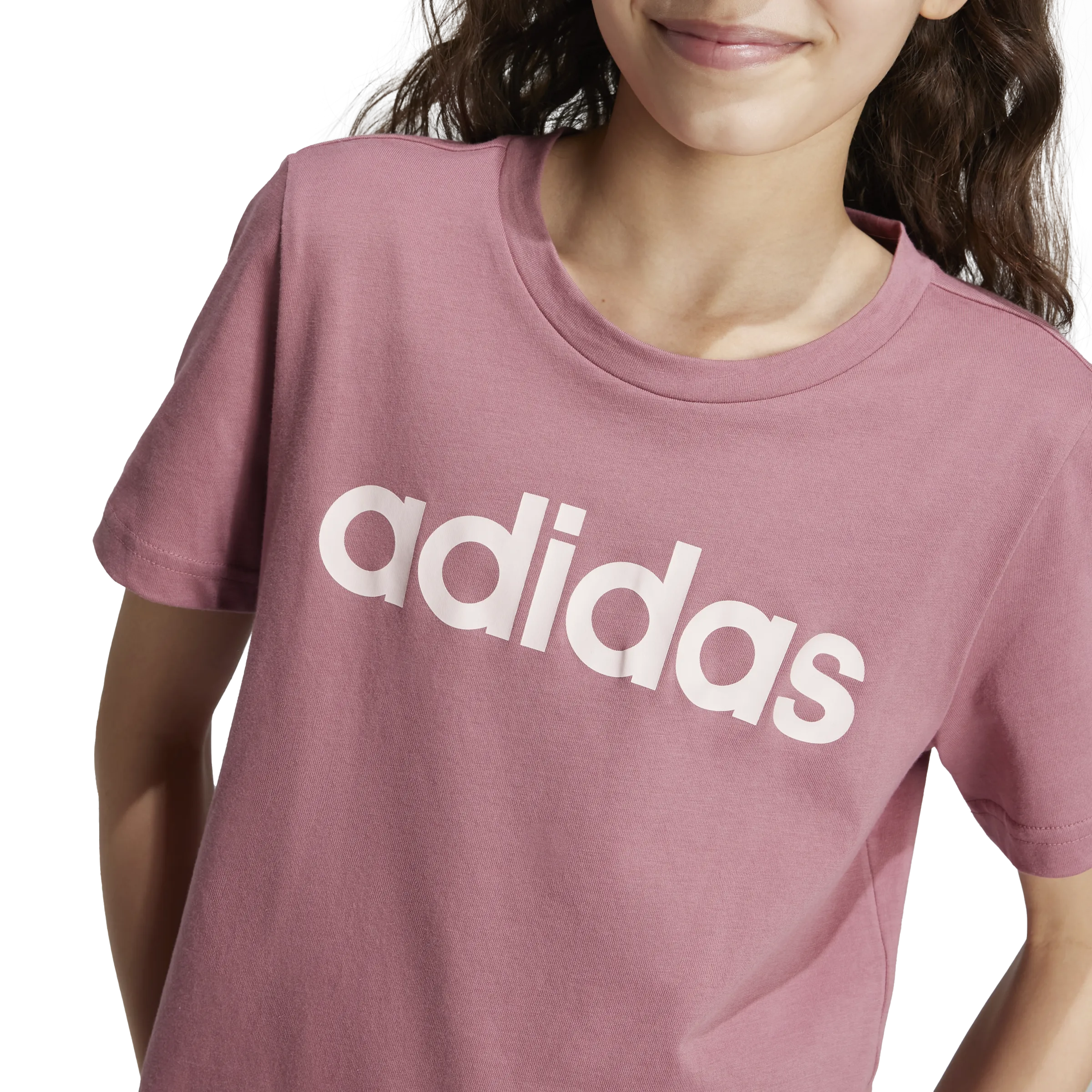 adidas Essentials Linear Logo Girls Tee