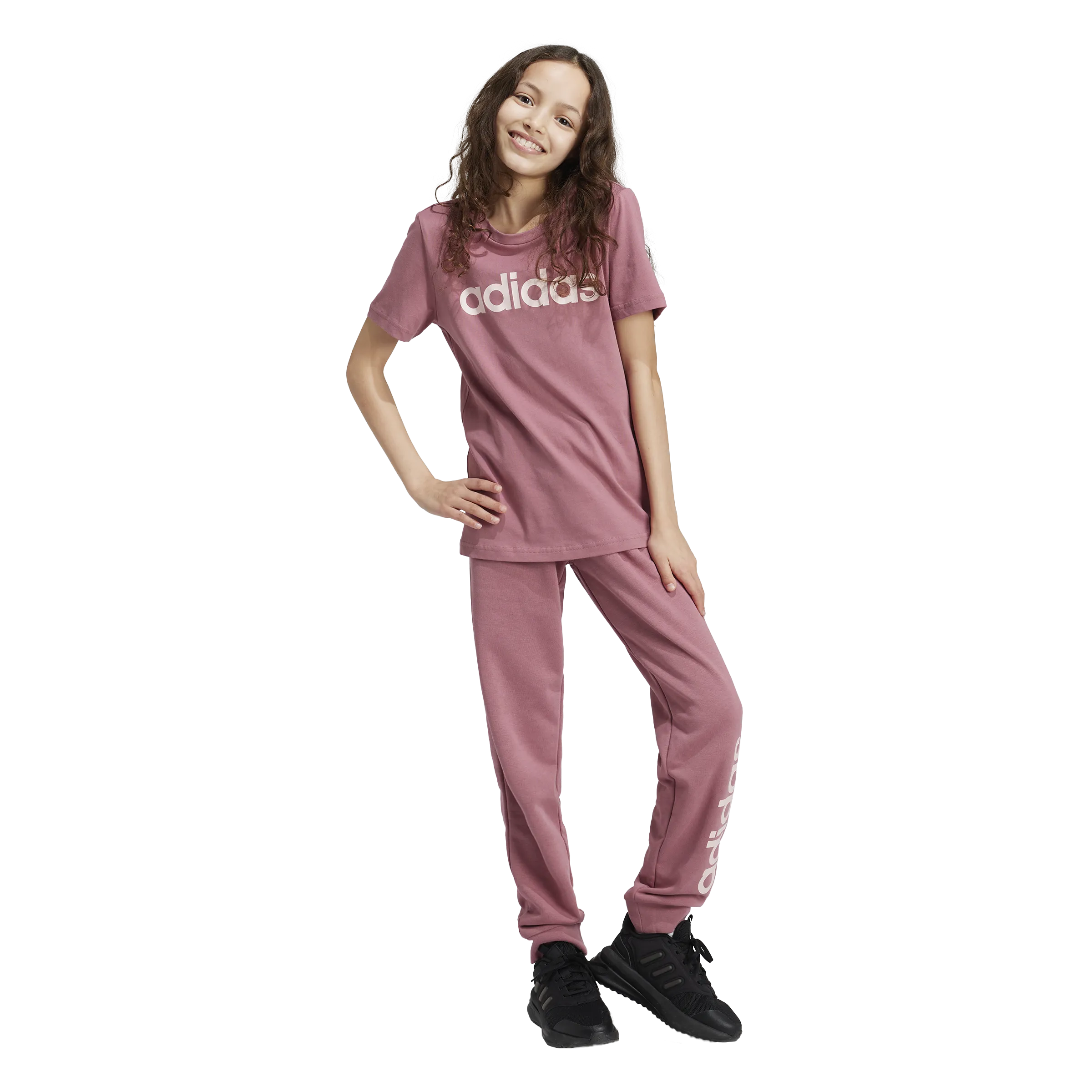 adidas Essentials Linear Logo Girls Tee