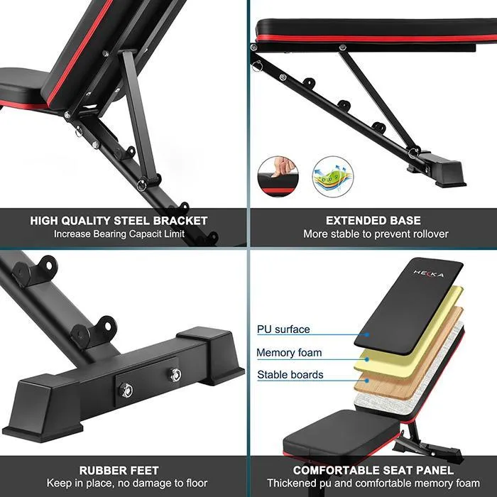 Adjustable Workout Weight Bench