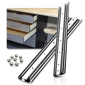 AOLISHENG Load Capacity 150Kg Heavy Duty Side Mounted Drawer Runners A2071, 1 Pair