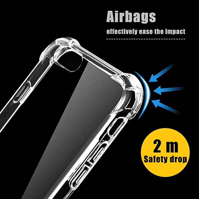Apple iPhone 14 Case Crystal Clear Heavy Duty Transparent TPU Bumper Shockproof Case Cover