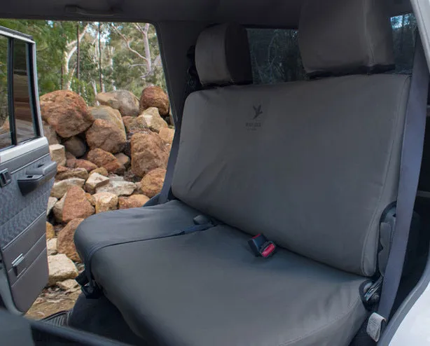 Black Duck Canvas Seat Covers Suits Buhler Versatile 2008-On Grey