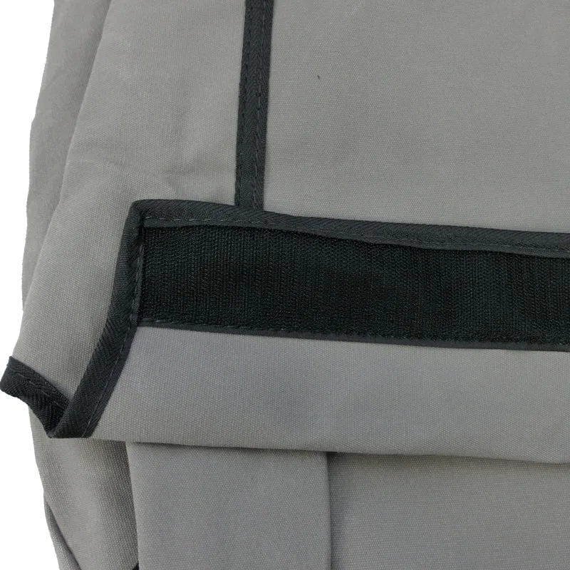 Black Duck Canvas Seat Covers Suits Buhler Versatile 2008-On Grey
