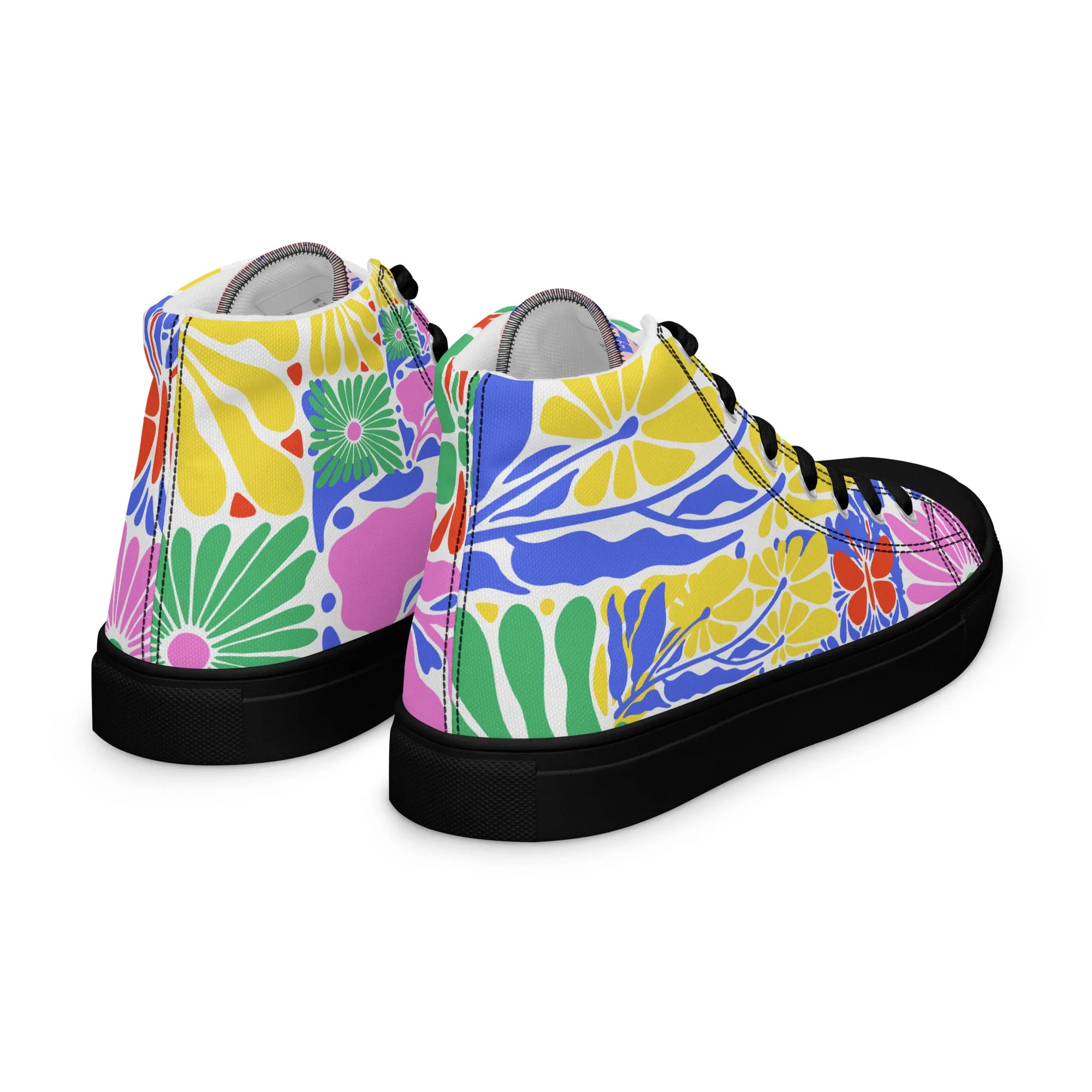 Blessed Is the Man – Psalm 1:1, Men’s high top canvas shoes