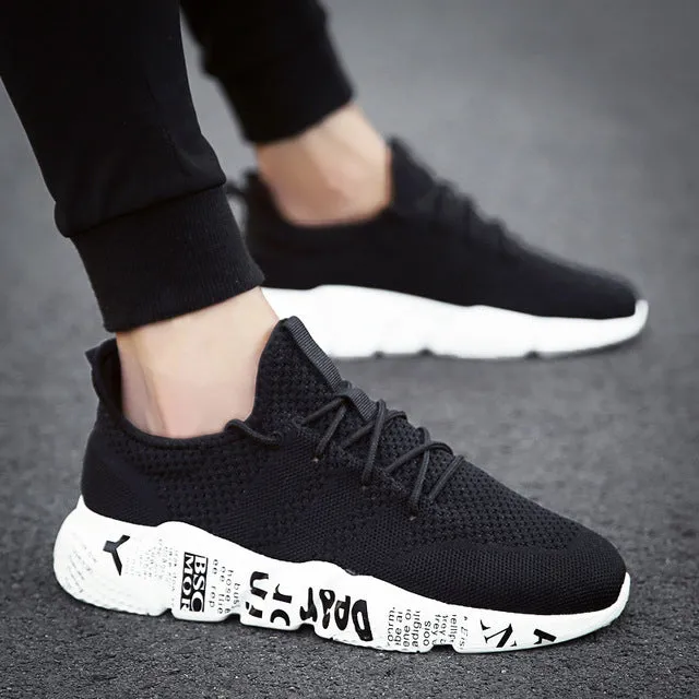 BomKinta New Fashion Breathable Shoes Men Casual Men Shoes Mesh Woven Sneakers Men Camouflage Outdoor Footwear For Male