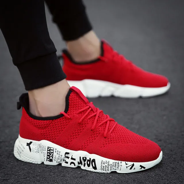 BomKinta New Fashion Breathable Shoes Men Casual Men Shoes Mesh Woven Sneakers Men Camouflage Outdoor Footwear For Male