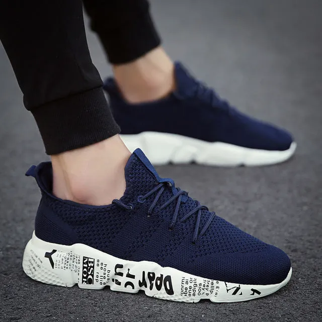 BomKinta New Fashion Breathable Shoes Men Casual Men Shoes Mesh Woven Sneakers Men Camouflage Outdoor Footwear For Male