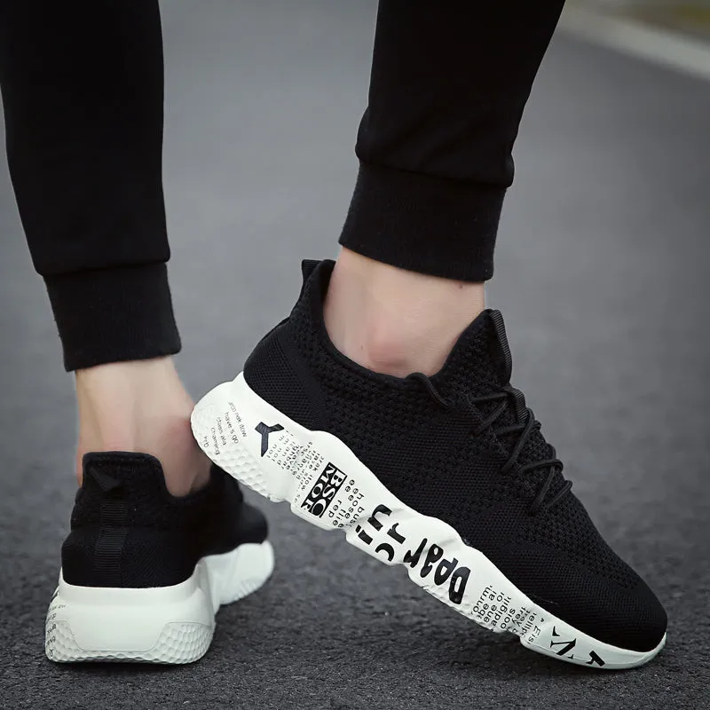 BomKinta New Fashion Breathable Shoes Men Casual Men Shoes Mesh Woven Sneakers Men Camouflage Outdoor Footwear For Male