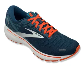 Brooks Ghost 14 Men Titan/Teal/Flame  D running shoes