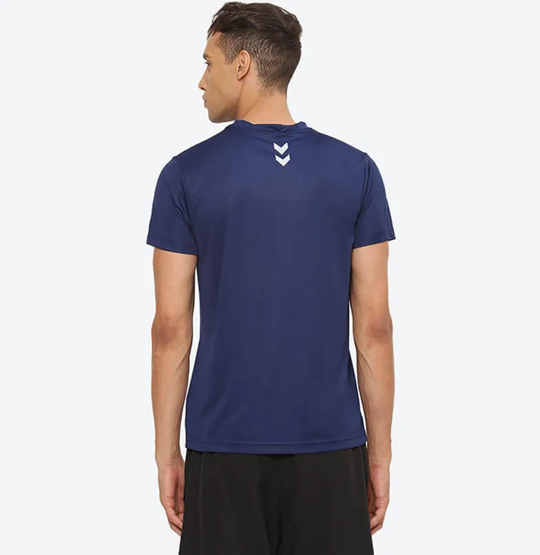 Budoc Round Neck Half Sleeve Solid Regular fit Polyester T-shirt for Men Comfortable Breathable Fabric Stretchable for Everyday Use Ideal for Yoga Training Gym Running or Performance