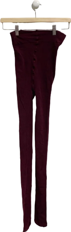 Burgundy Leggings UK M/L