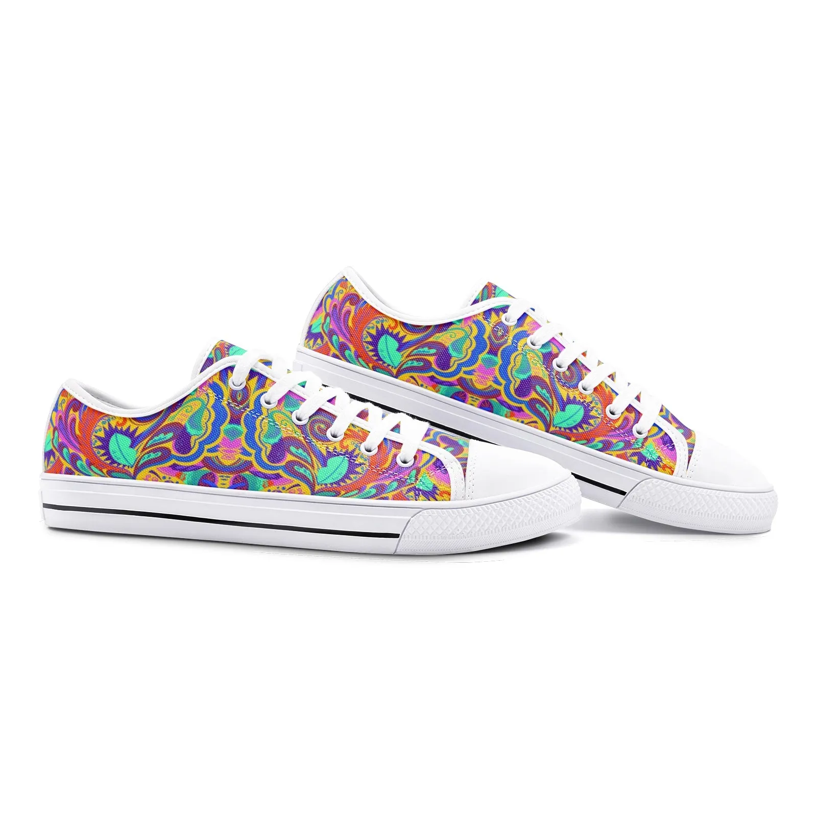 Funky Floral Canvas Shoes