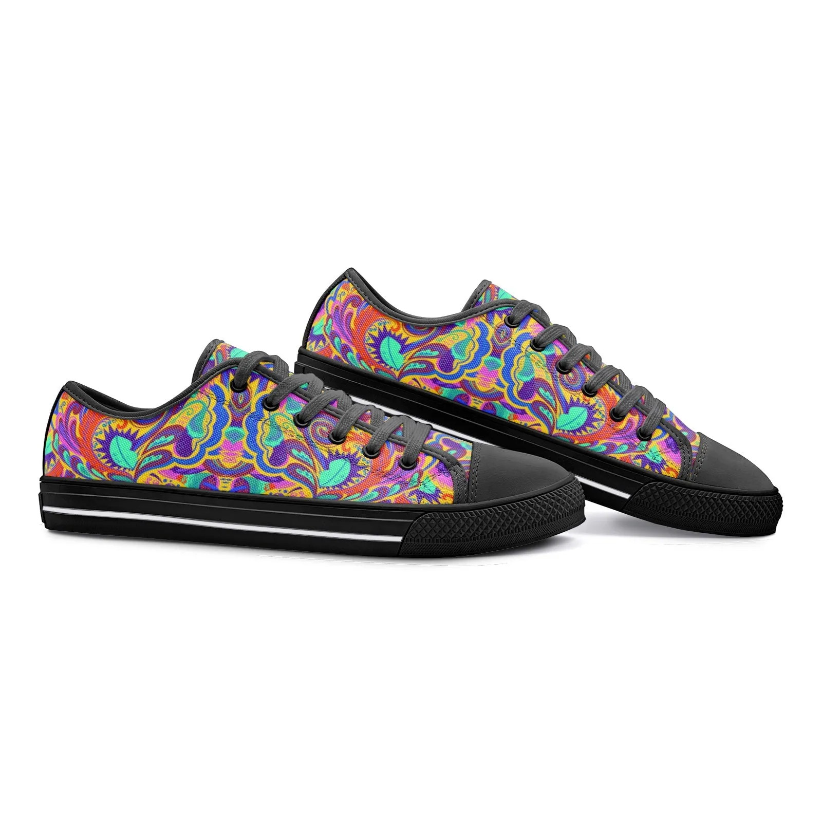 Funky Floral Canvas Shoes