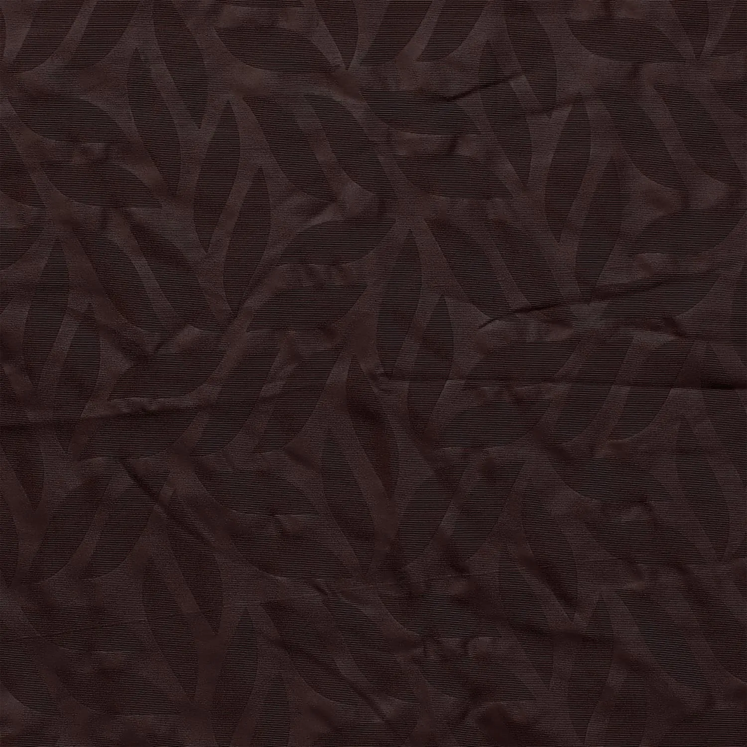 Heart Home Leaf Printed Polyester Stretchable Elastic Dining Chair Cover/Seat Slipcover/Seat Protector- Pack of 4 (Brown)-50HH01004