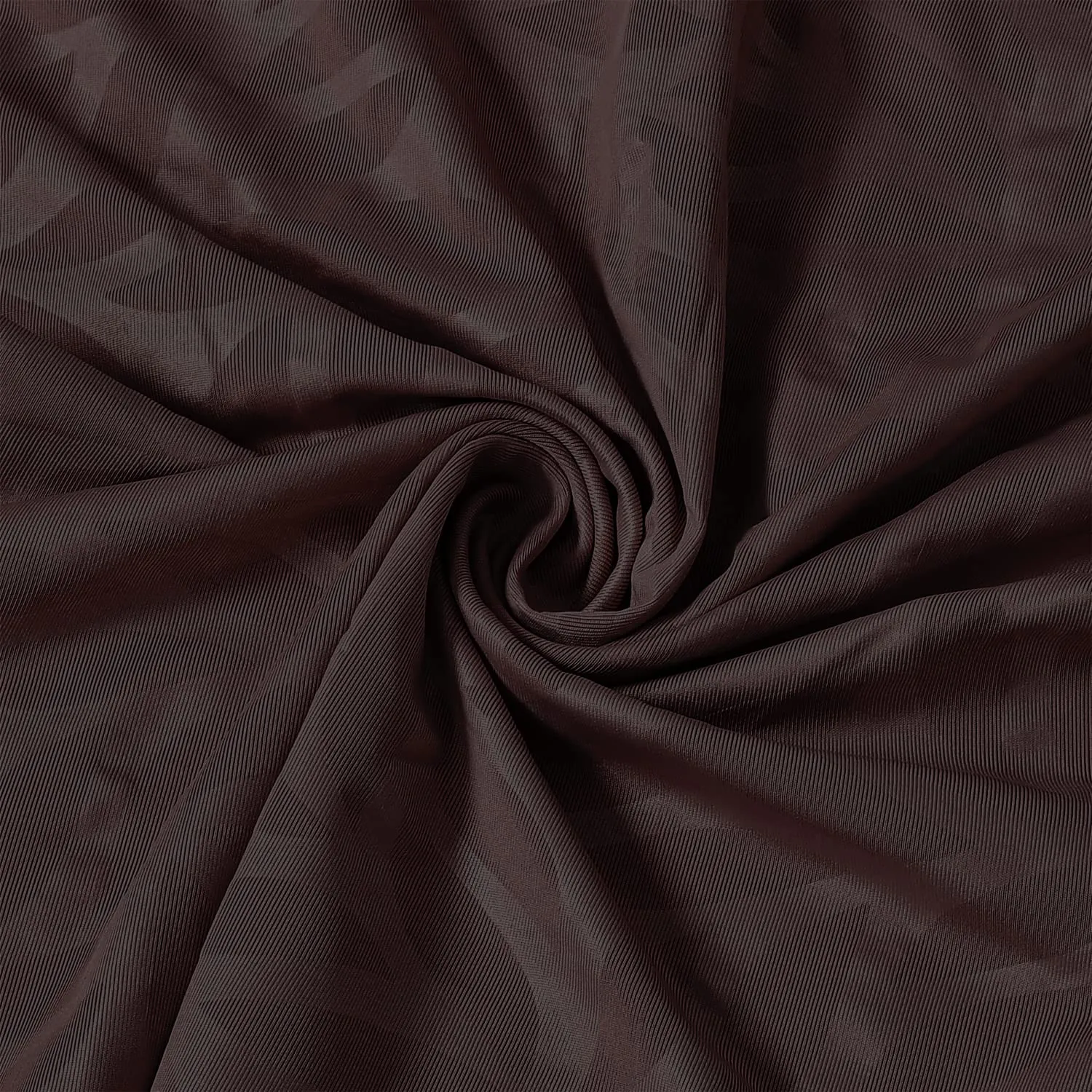 Heart Home Leaf Printed Polyester Stretchable Elastic Dining Chair Cover/Seat Slipcover/Seat Protector- Pack of 4 (Brown)-50HH01004