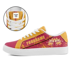 Holiday Gifts,Personalized Yoga Sneakers, Custom Canvas Shoes, Gym Shoes, Gift for Yoga Lover