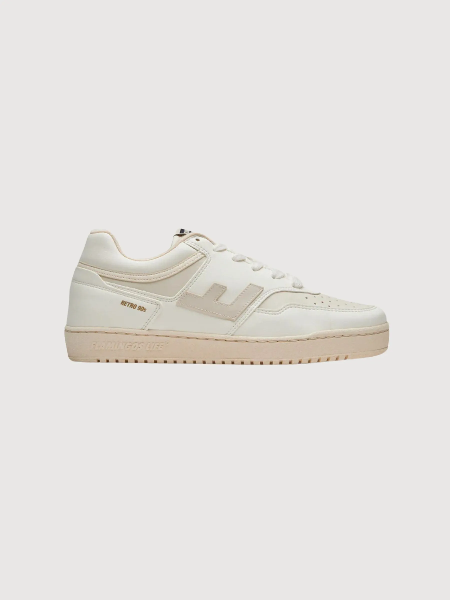 Leonardo Retro 90's Pearl Sneakers | Flamingos Life