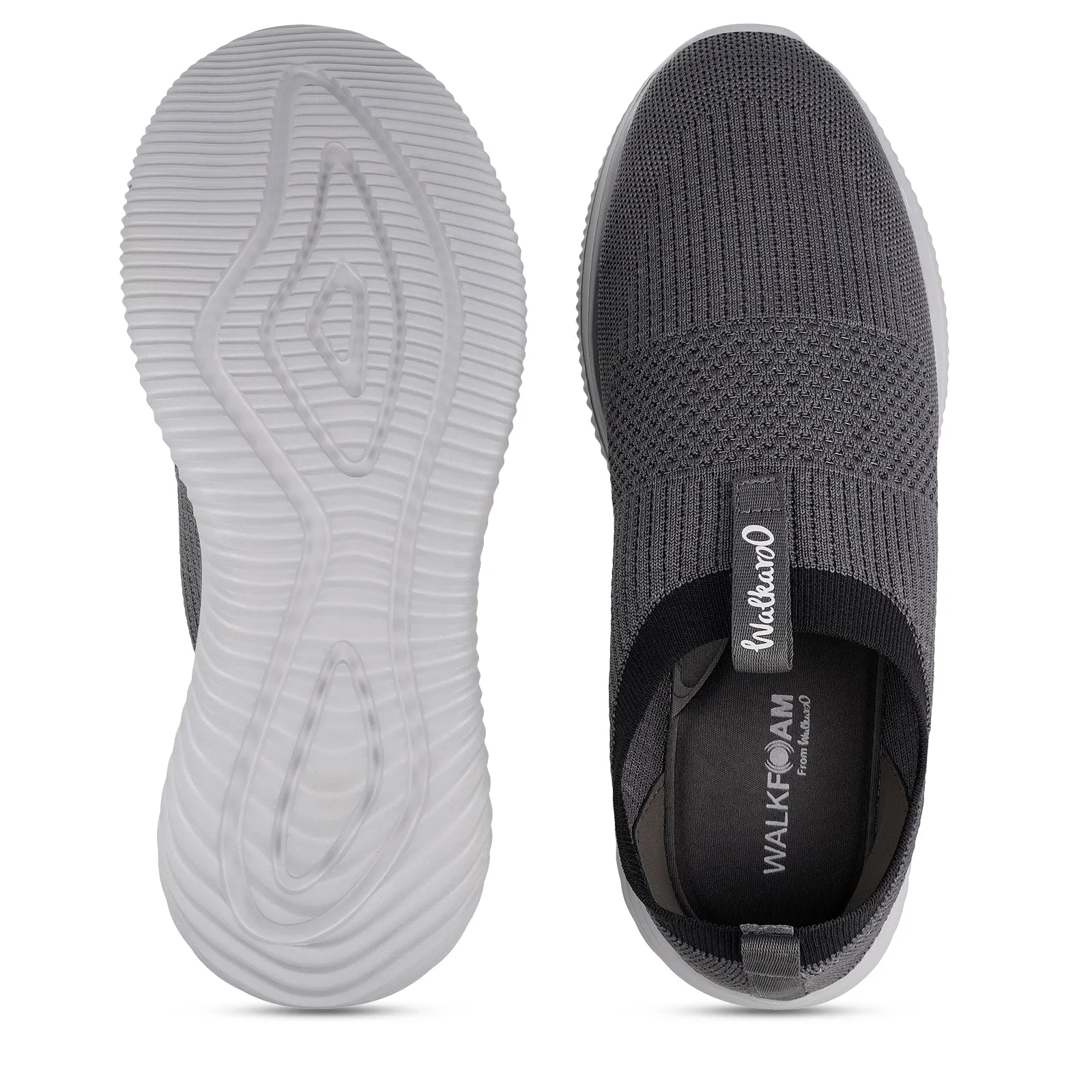 Men`s Slip-on Walking Shoes - WS9551 Grey