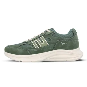 Men's Sports Sneakers - SGE24009 Dark Green