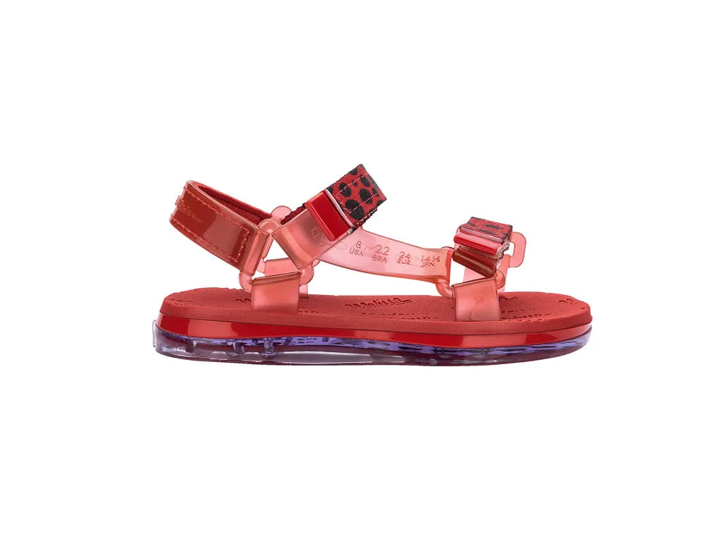 Mini Melissa Papete Rider Bugs BB Red Sandal