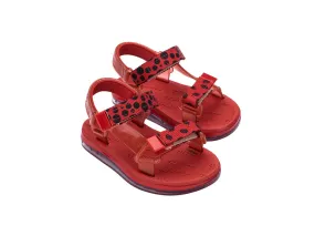 Mini Melissa Papete Rider Bugs BB Red Sandal