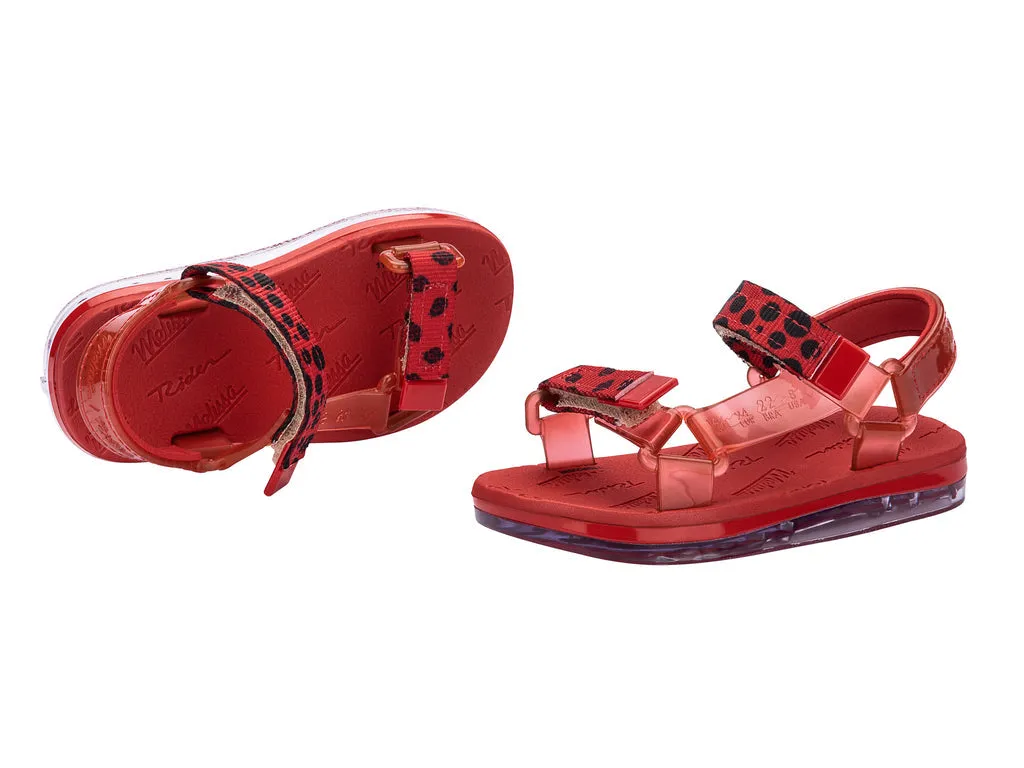 Mini Melissa Papete Rider Bugs BB Red Sandal