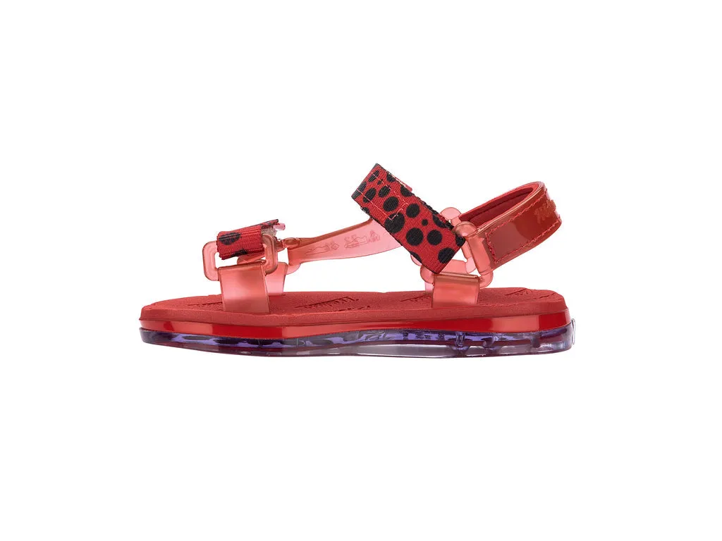Mini Melissa Papete Rider Bugs BB Red Sandal