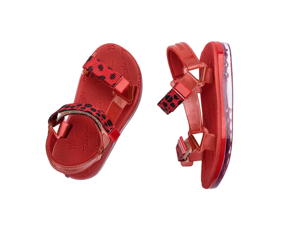 Mini Melissa Papete Rider Bugs BB Red Sandal