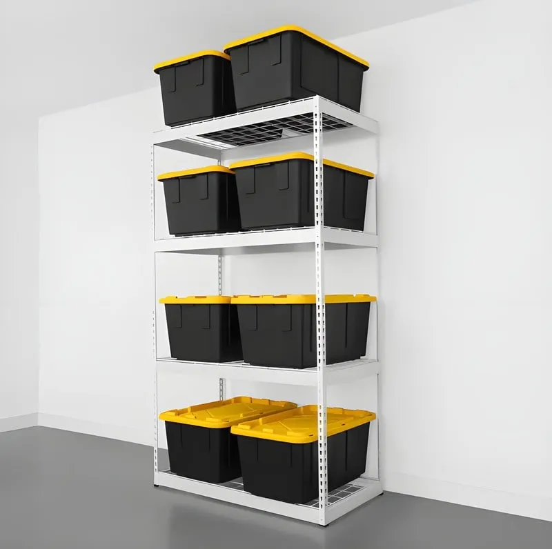 SafeRacks 24" x 48" x 84" Heavy Duty Garage Shelving