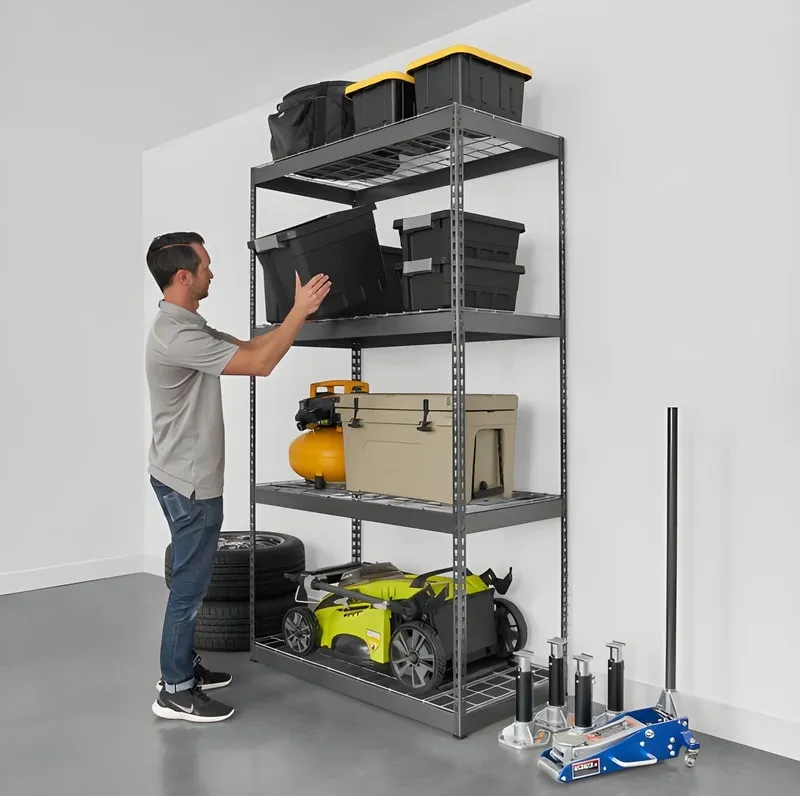 SafeRacks 24" x 48" x 84" Heavy Duty Garage Shelving
