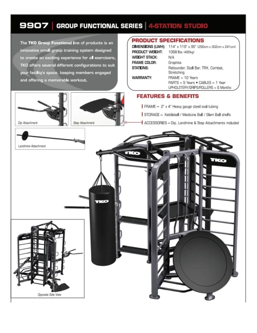 TKO Combat-Stretching-Storage 9907
